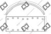 ISUZU 5878316920 Brake Lining, drum brake